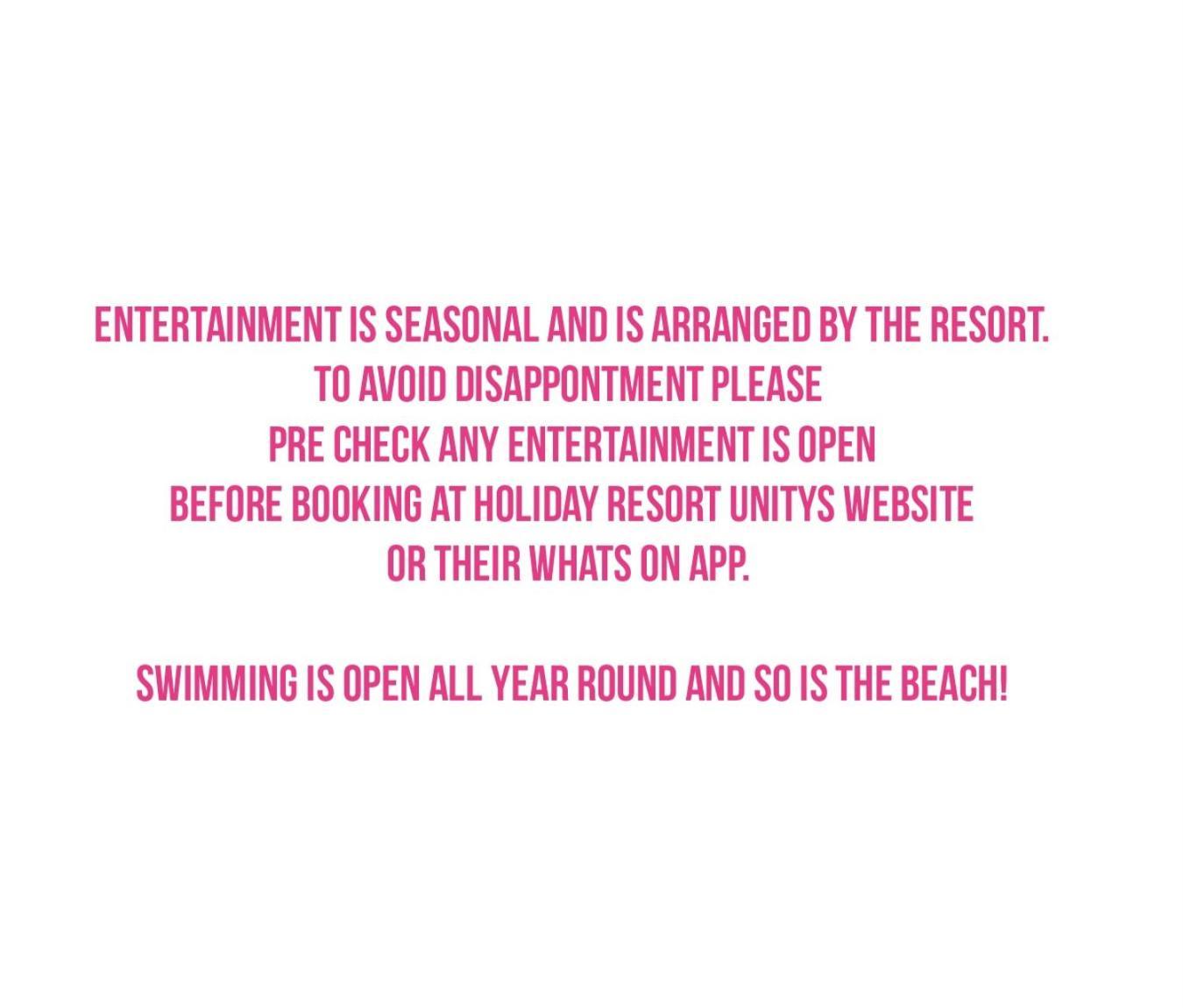 A22 Unity Beach Holiday Resort Unity Brean Sleeps 8 People 3 Bedrooms 1 Pet Stays Free Berrow Экстерьер фото